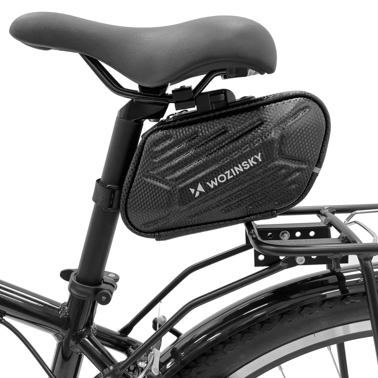WOZINSKY Sacoches de selle sacoche 1,5 L noir EVA