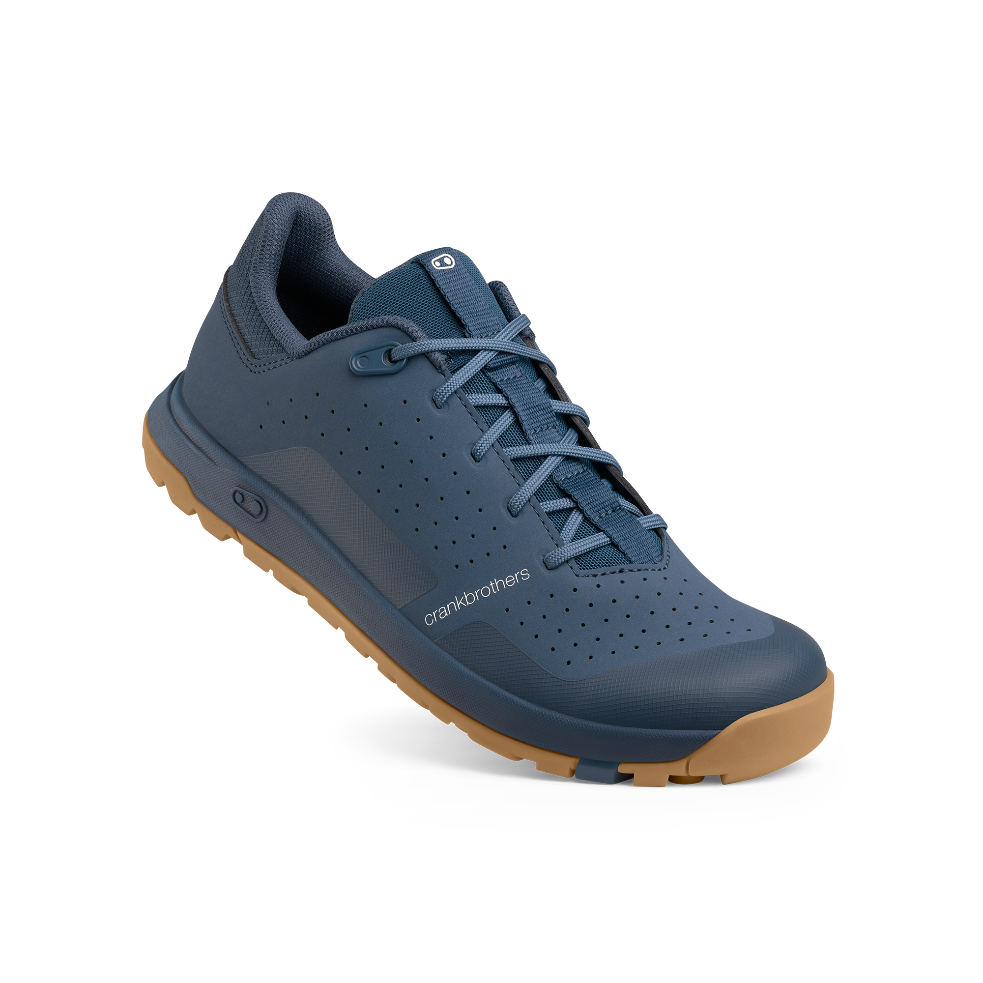 Crankbrothers Stamp Trail Lace chaussures VTT Navy/Gum plates
