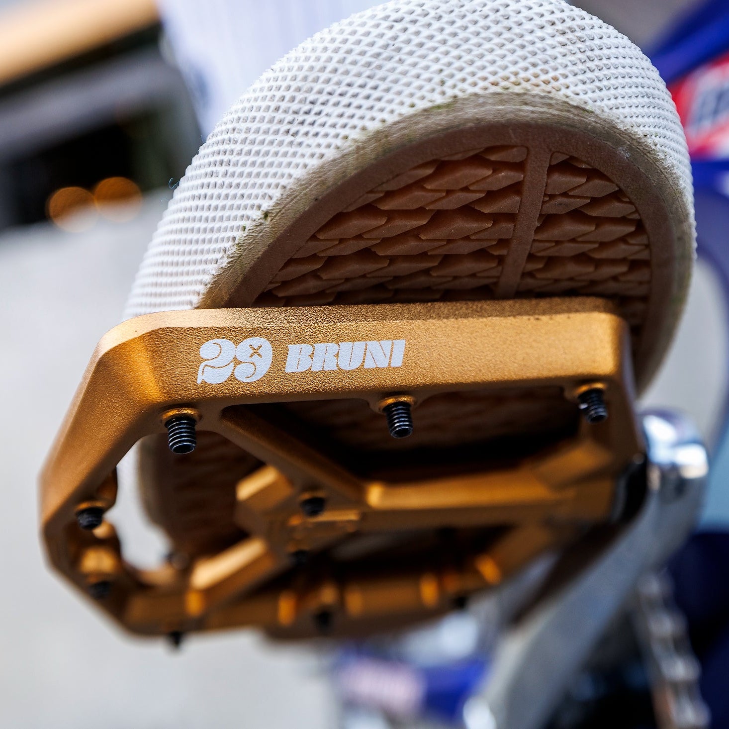 Crankbrothers Stamp 7 Small pédales plates Bruni bronze alu