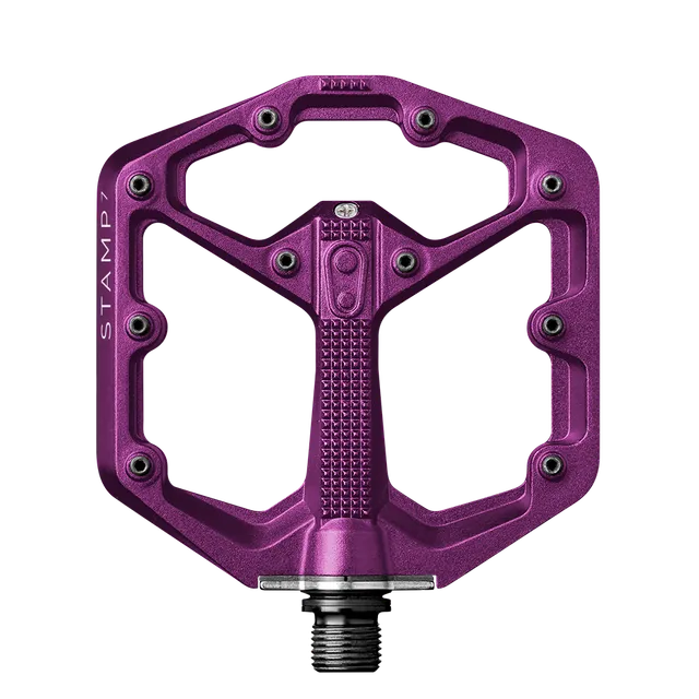Crankbrothers Stamp 7 Small pédales plates bleu électrique alu