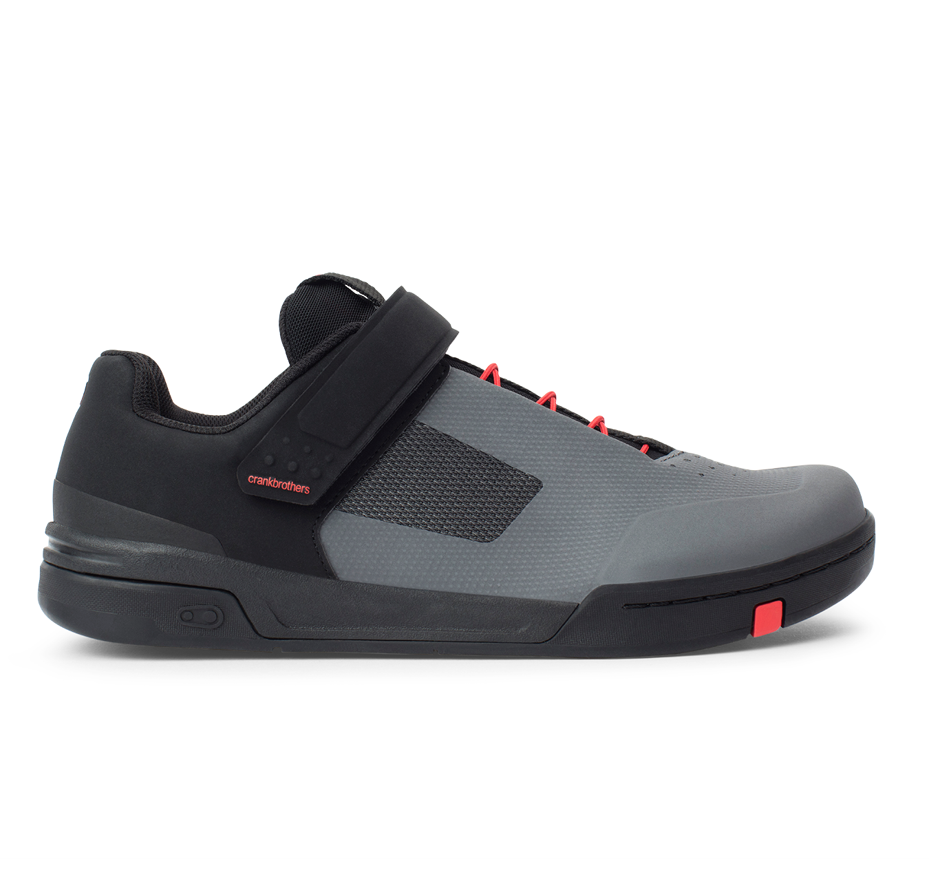 Crankbrothers Stamp Speed Lace Chaussures Gris/Rouge