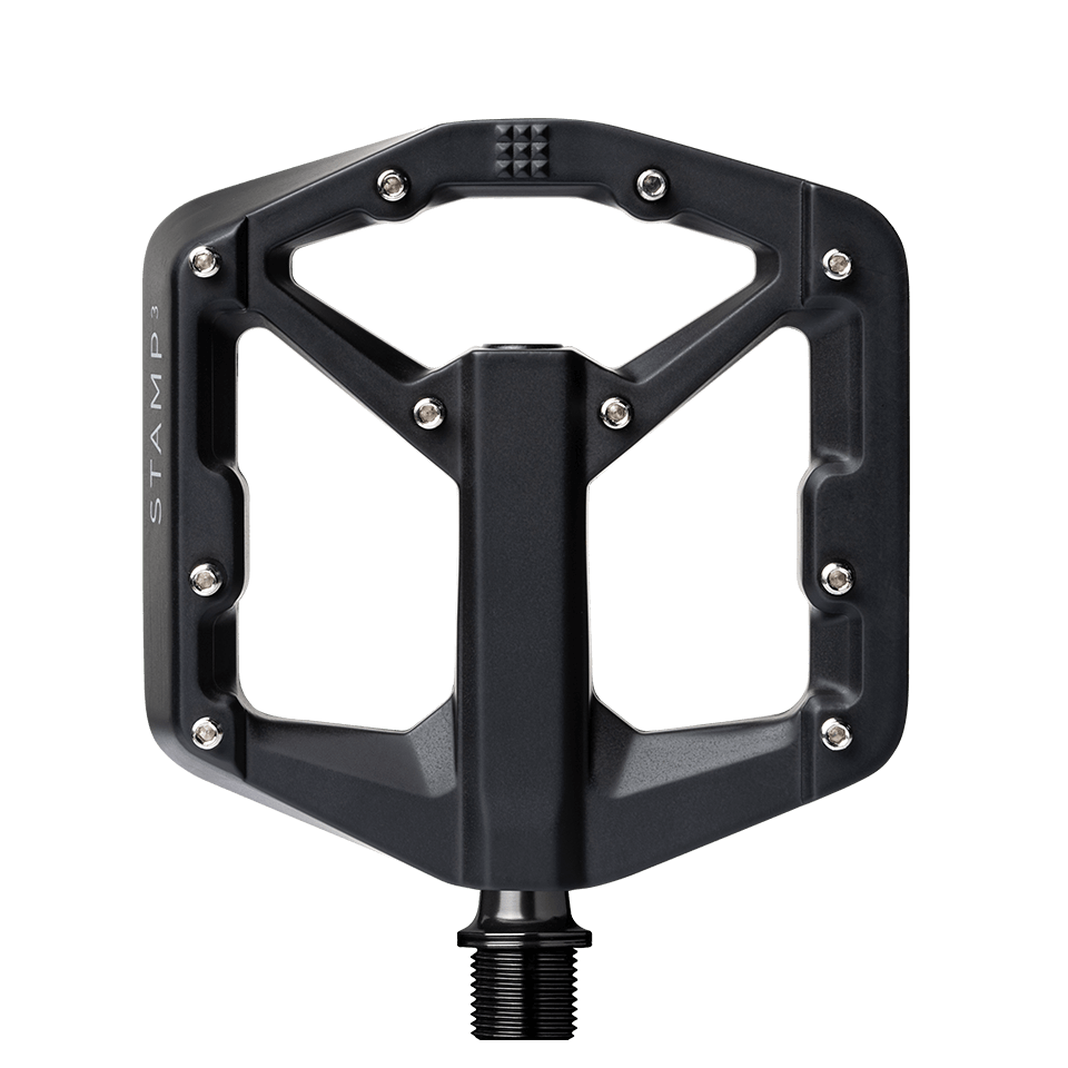 Crankbrothers Stamp 3 Small pédale plate magnésium gris