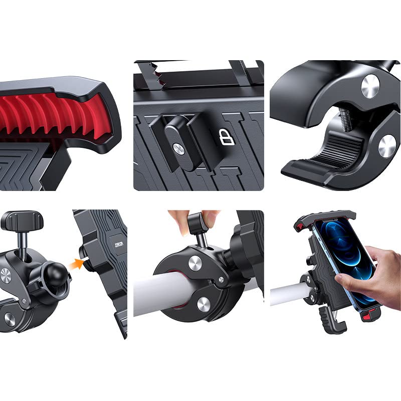 Wozinsky Support Téléphone Vélo Guidon 360° 4,7-6,8"