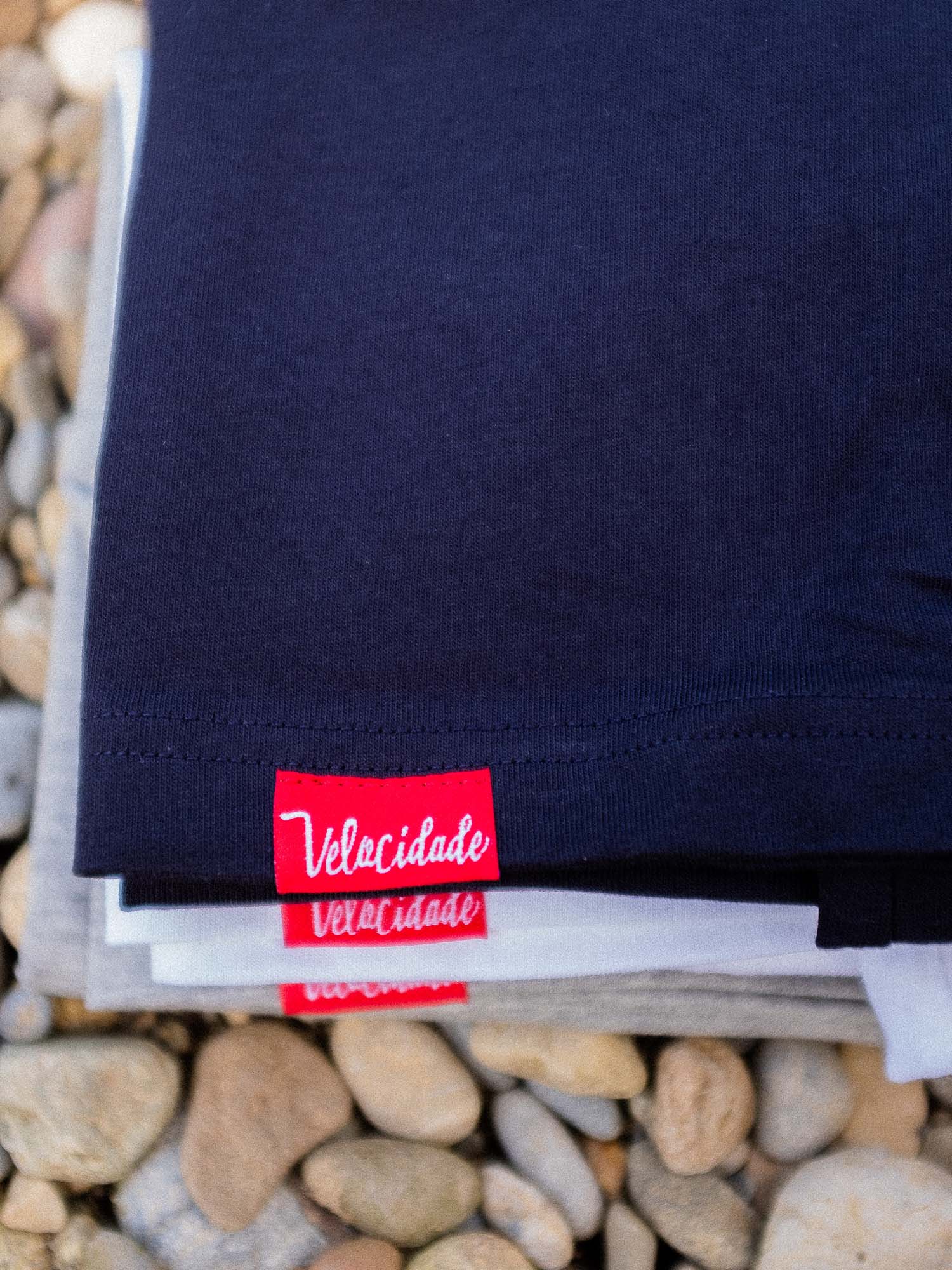 Atelier Velocidade Horizon t-shirt coton Marine coupe droite
