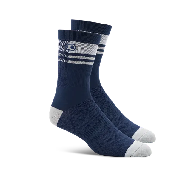 Crankbrothers Icon chaussettes VTT Navy/Silver S/M