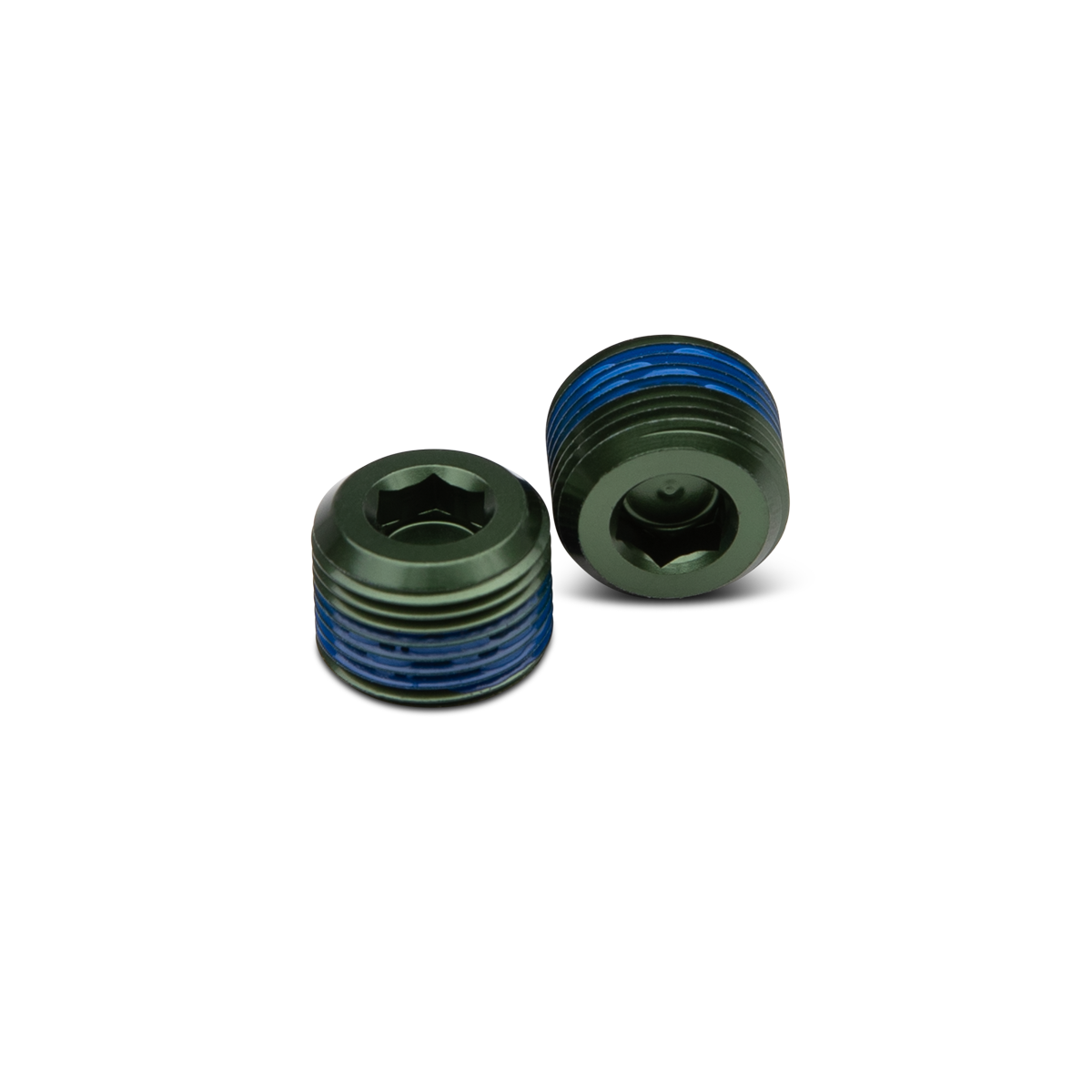 Crankbrothers Hex End Cap Kit bouchon pédale Black alu