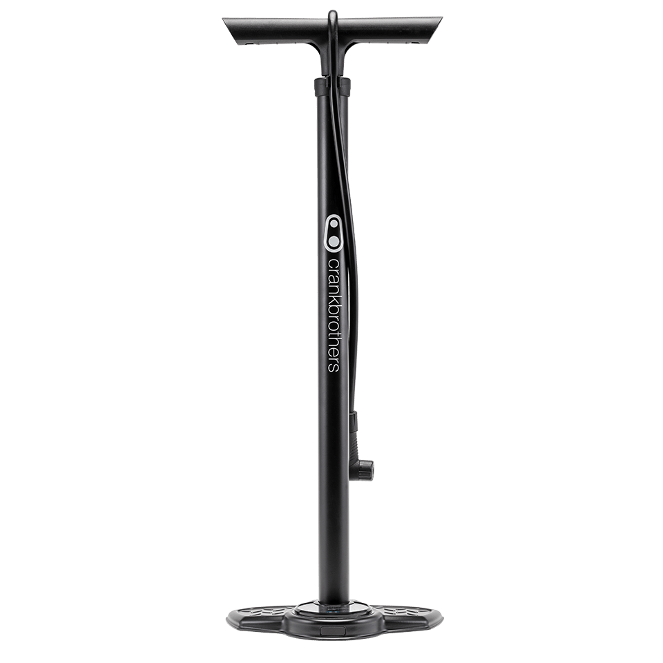 Crankbrothers Sapphire pompe à pied noire manomètre