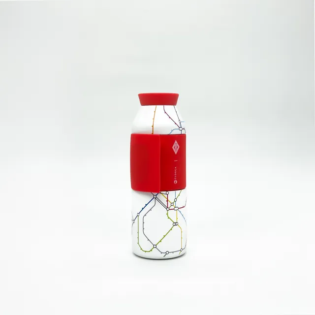 Closca Travel Madrid Red gourde isotherme 450ml inox