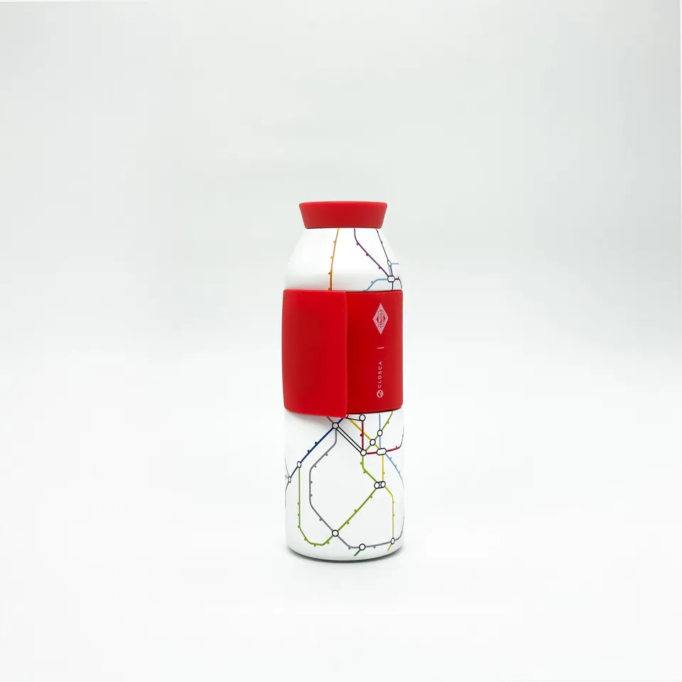 Closca Travel Madrid Red gourde isotherme 450ml inox
