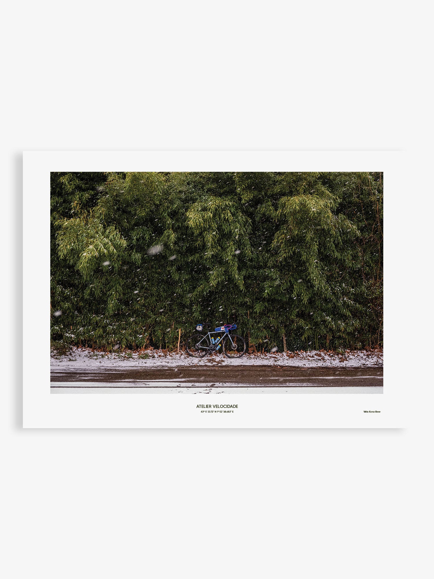 Atelier Velocidade Photo 50x70 affiche bikepacking nº 6