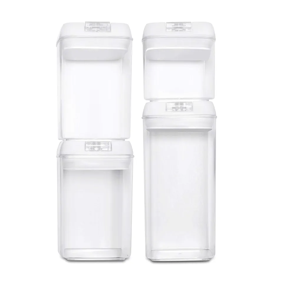 Basil Food Storage Boîte Conservation Lot 4 Sous Vide Transparent