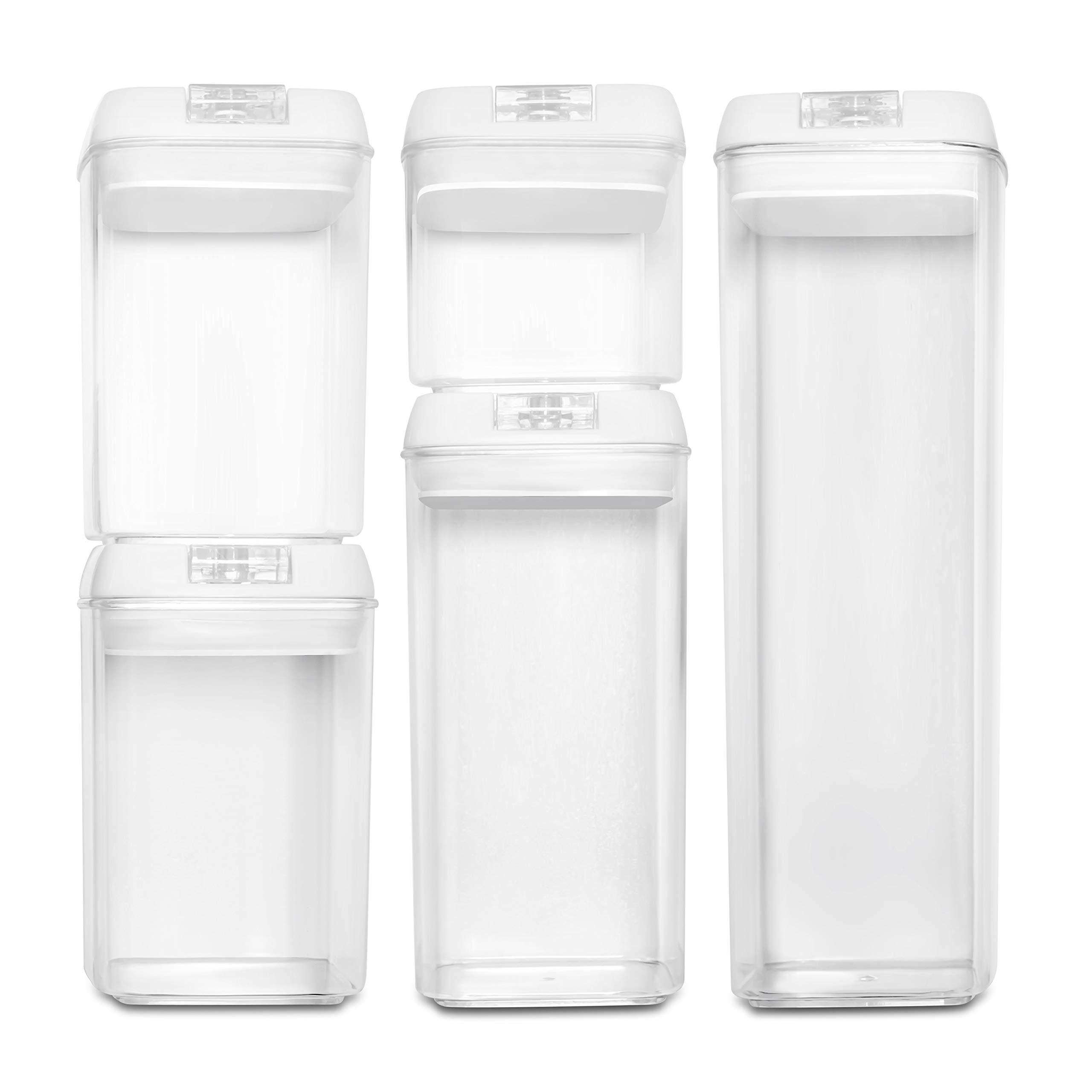 Basil Lot 5 Boîtes conservation sous vide sans BPA