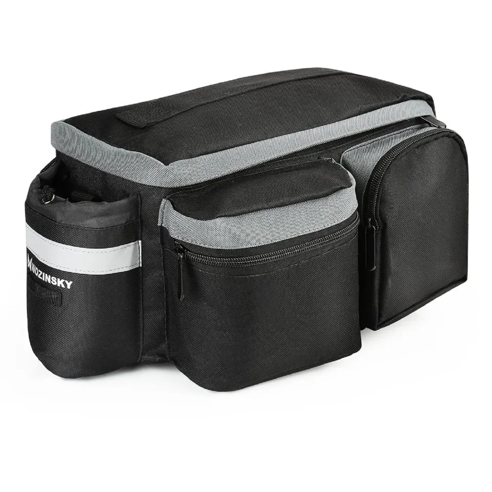 Wozinsky sacoche porte-bagages vélo étanche 6 L noire