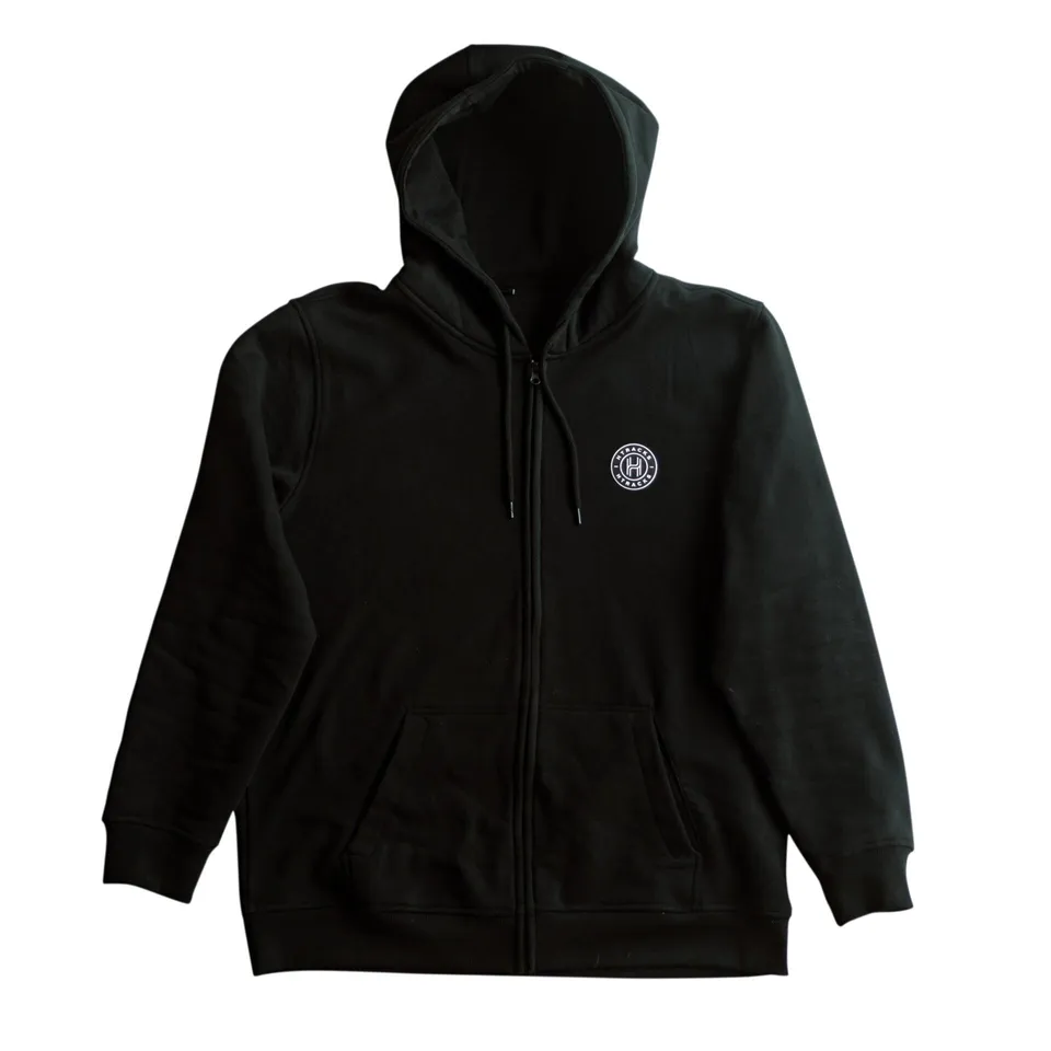 HTracks Hoodie Sweat Zippé Coton Logo Cœur