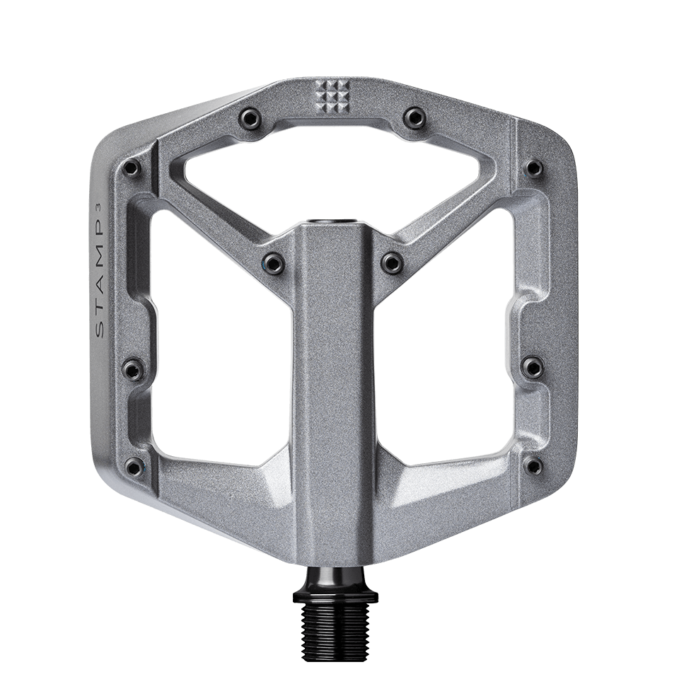 Crankbrothers Stamp 3 Small pédale plate magnésium gris