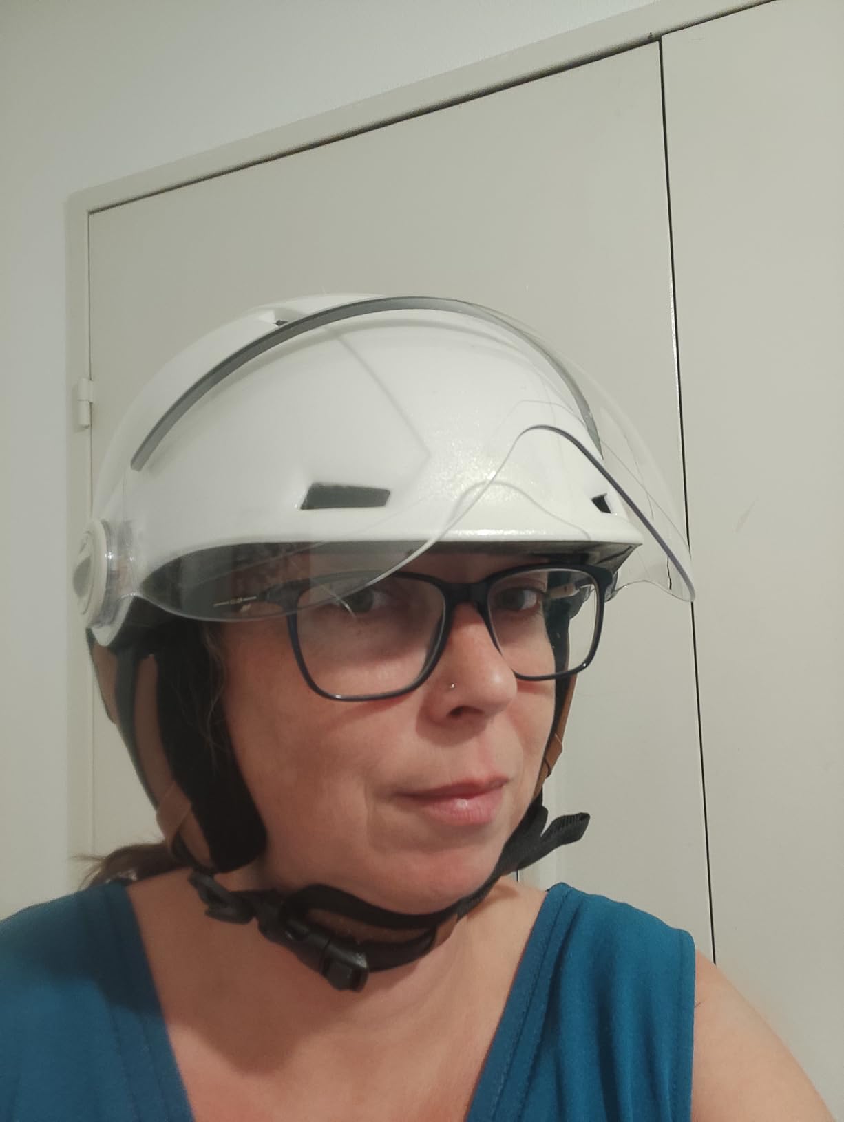 CASR Style Casque Vélo Urbain Noir Visière M 55-58 cm