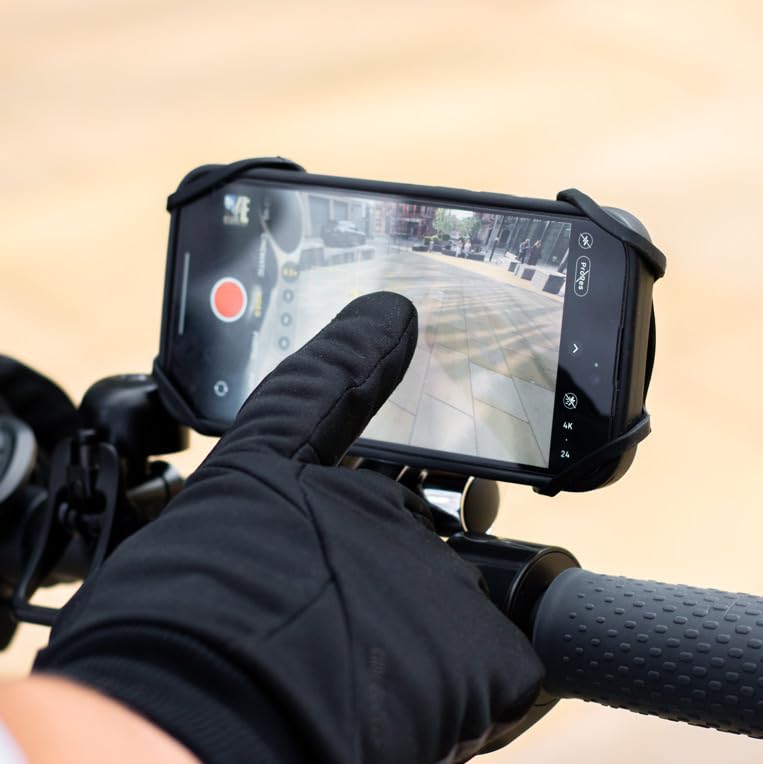 CASR Équipements gants vélo noirs tactiles M antichute