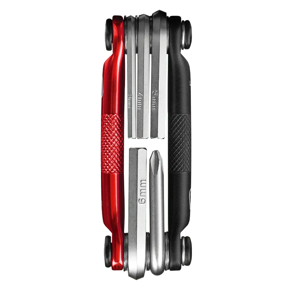 Crankbrothers M5 Multitool Vélo Black/Red Acier