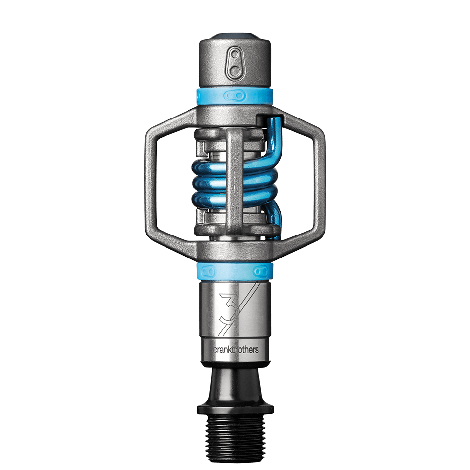 Crankbrothers Eggbeater 3 pédales automatiques Electric Blue boue