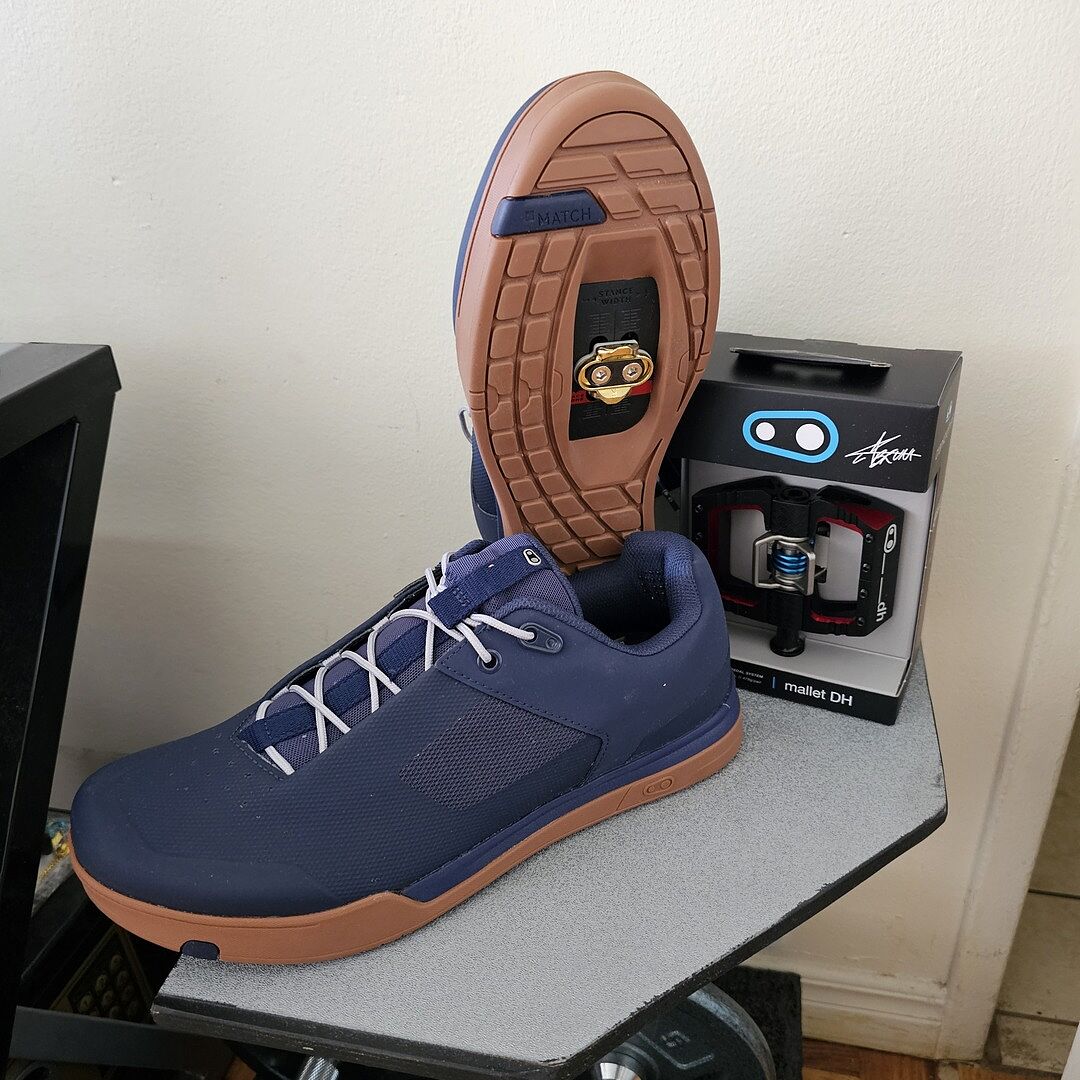 Crankbrothers Mallet Lace chaussures VTT bleu marine lacets