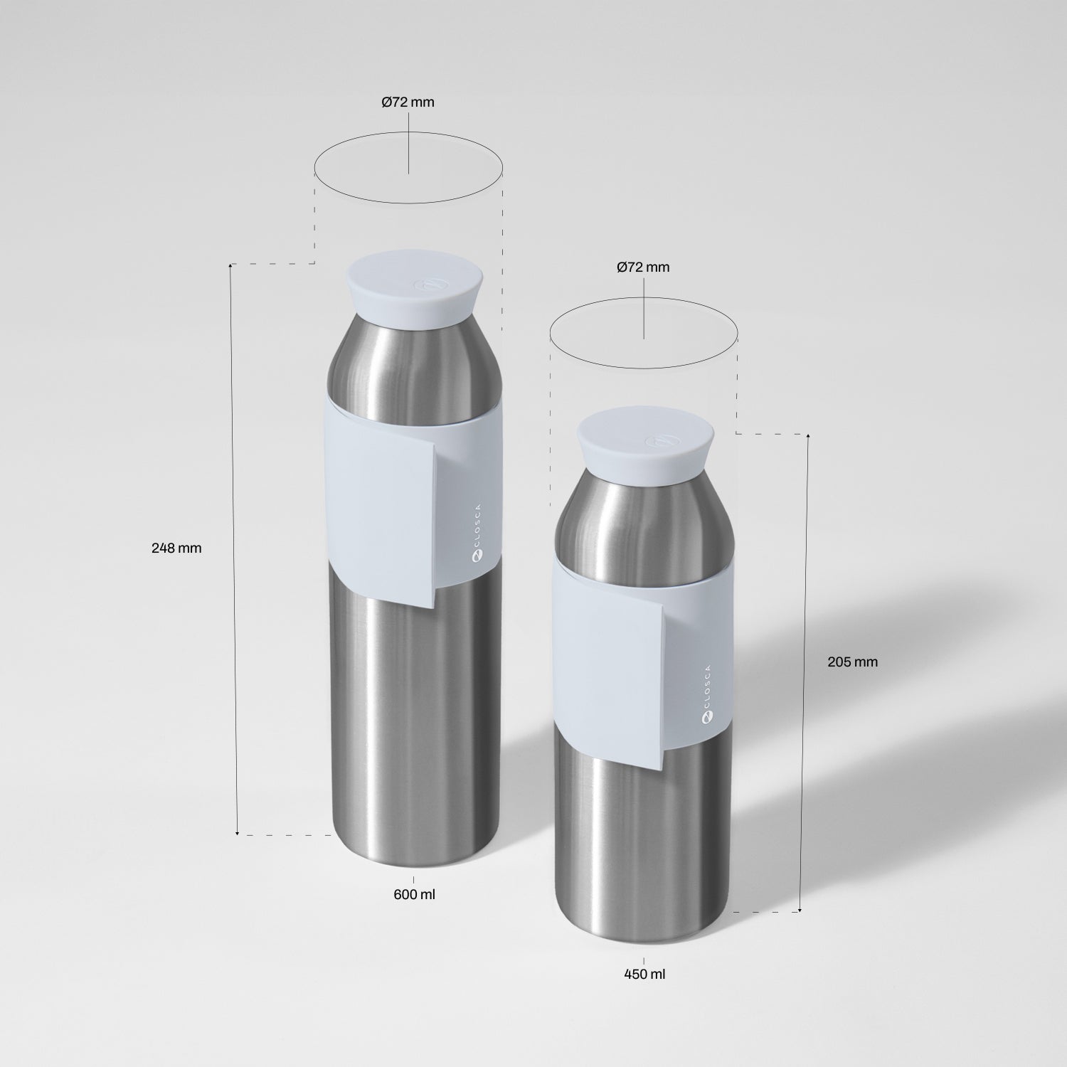 Closca Travel Antartica gourde isotherme inox 450 ml