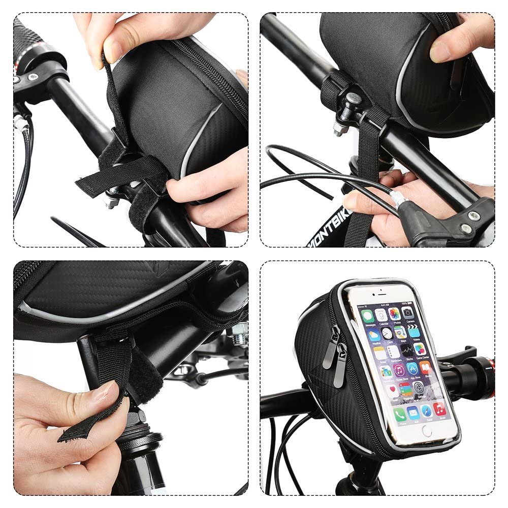 Wozinsky WBB4BK Sac guidon vélo 0,9L étanche