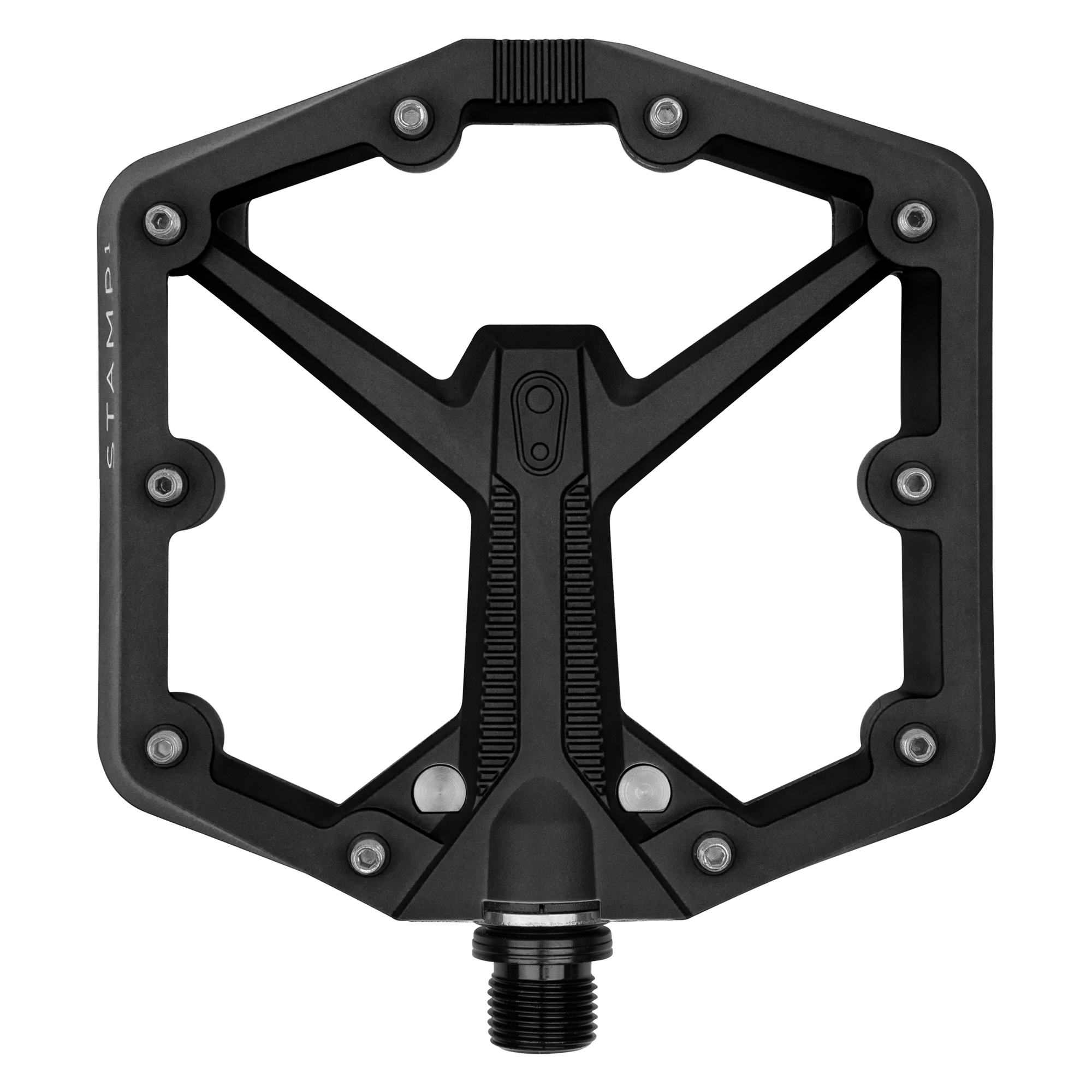 Crankbrothers Stamp 1 Gen 2 Large Pédales Plates Nylon Noir Concaves