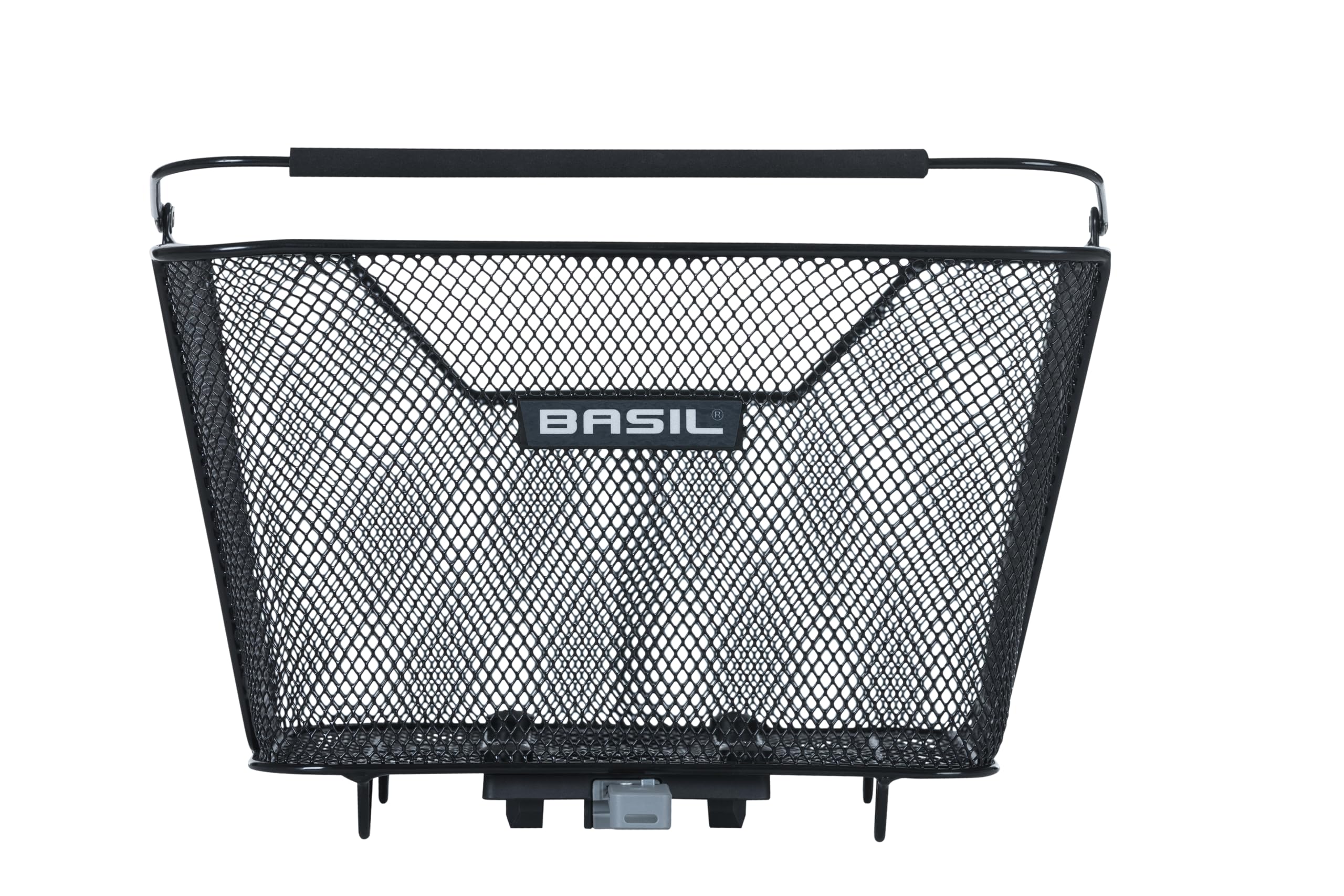 Basil Lesto MIK Panier Vélo Arrière Noir Verrouillable Courses