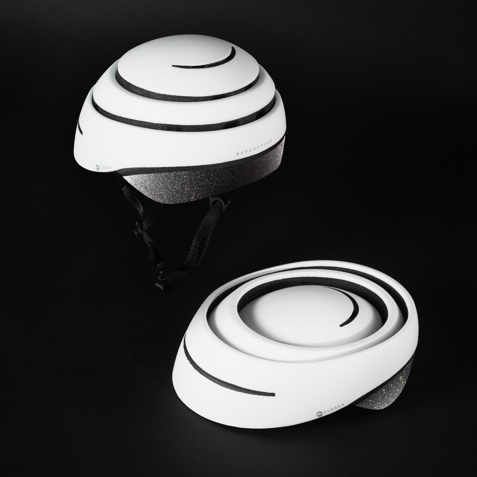 Closca Helmet Loop casque vélo blanc réfléchissant Taille M