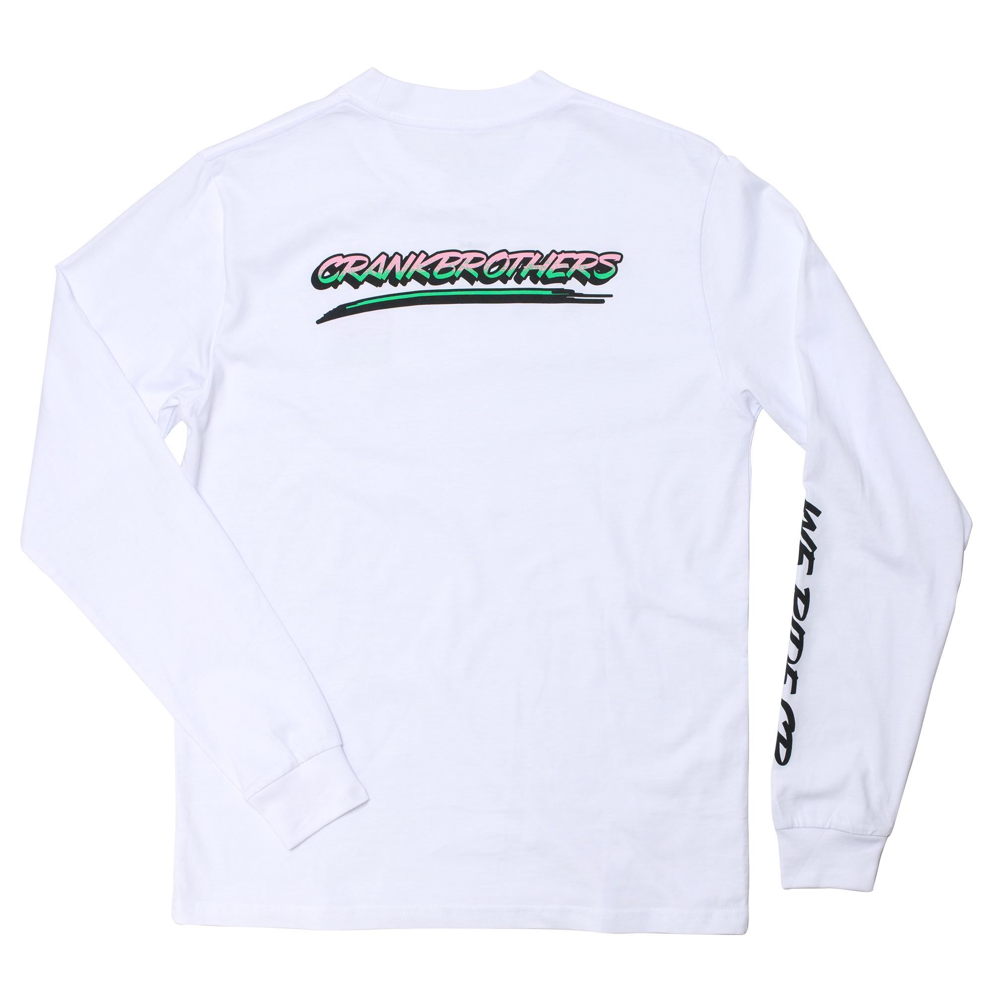 Crankbrothers Champions T-shirt Manches Longues Blanc 100% Coton