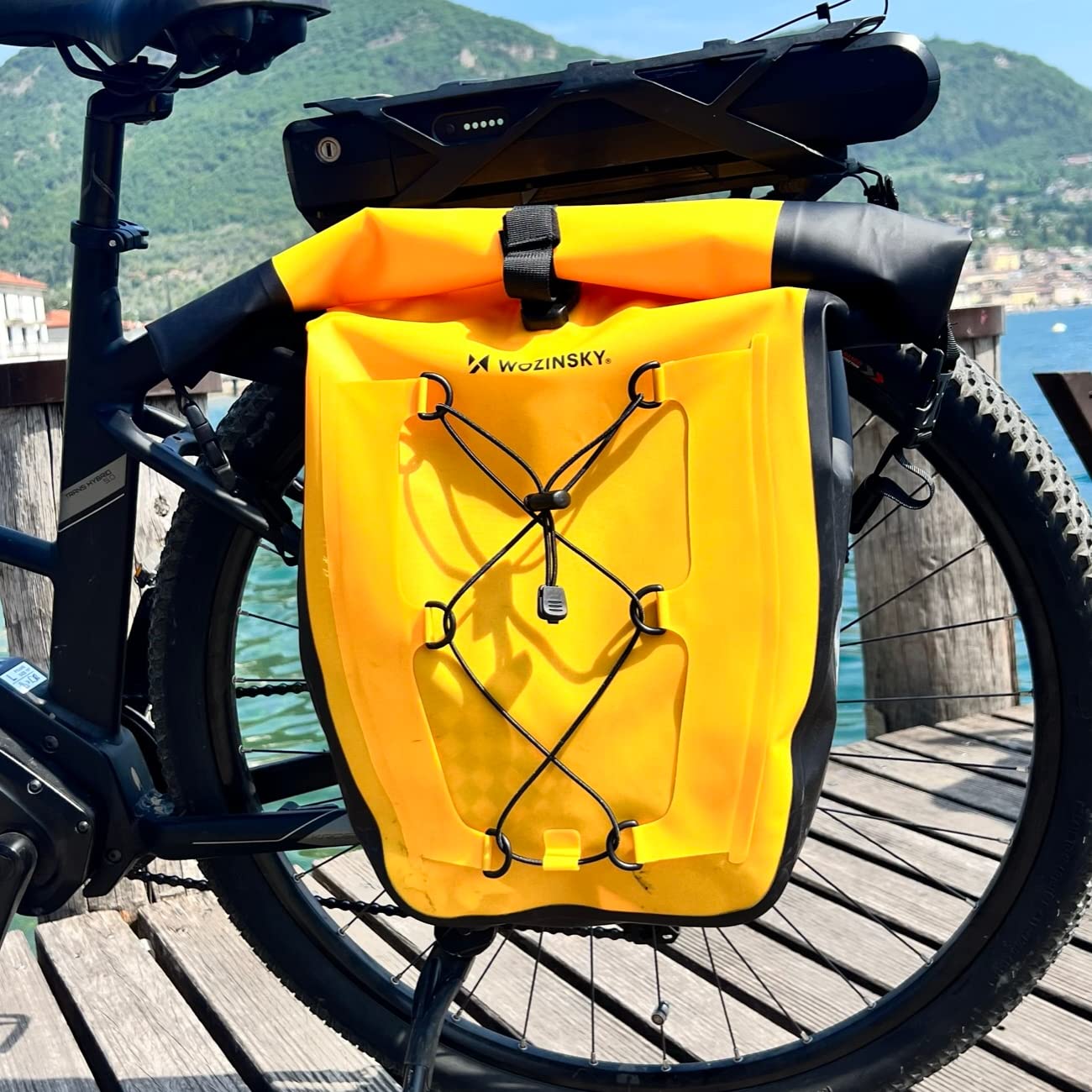 Wozinsky WBB24YE sac étanche porte-bagages 25L jaune