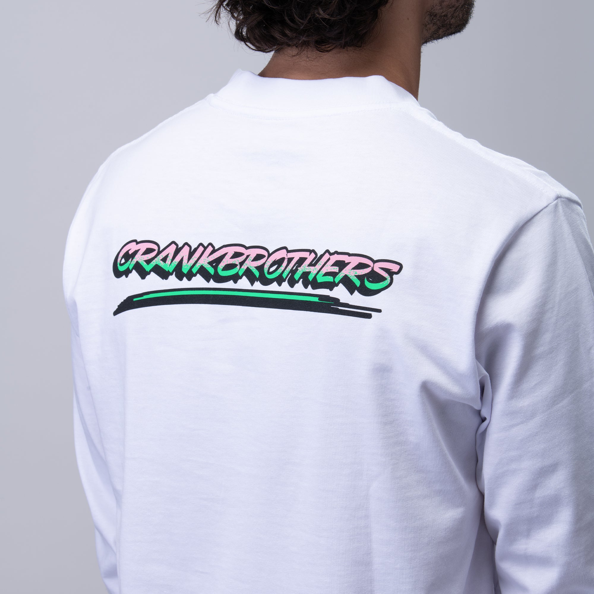 Crankbrothers Champions T-shirt Manches Longues Blanc 100% Coton