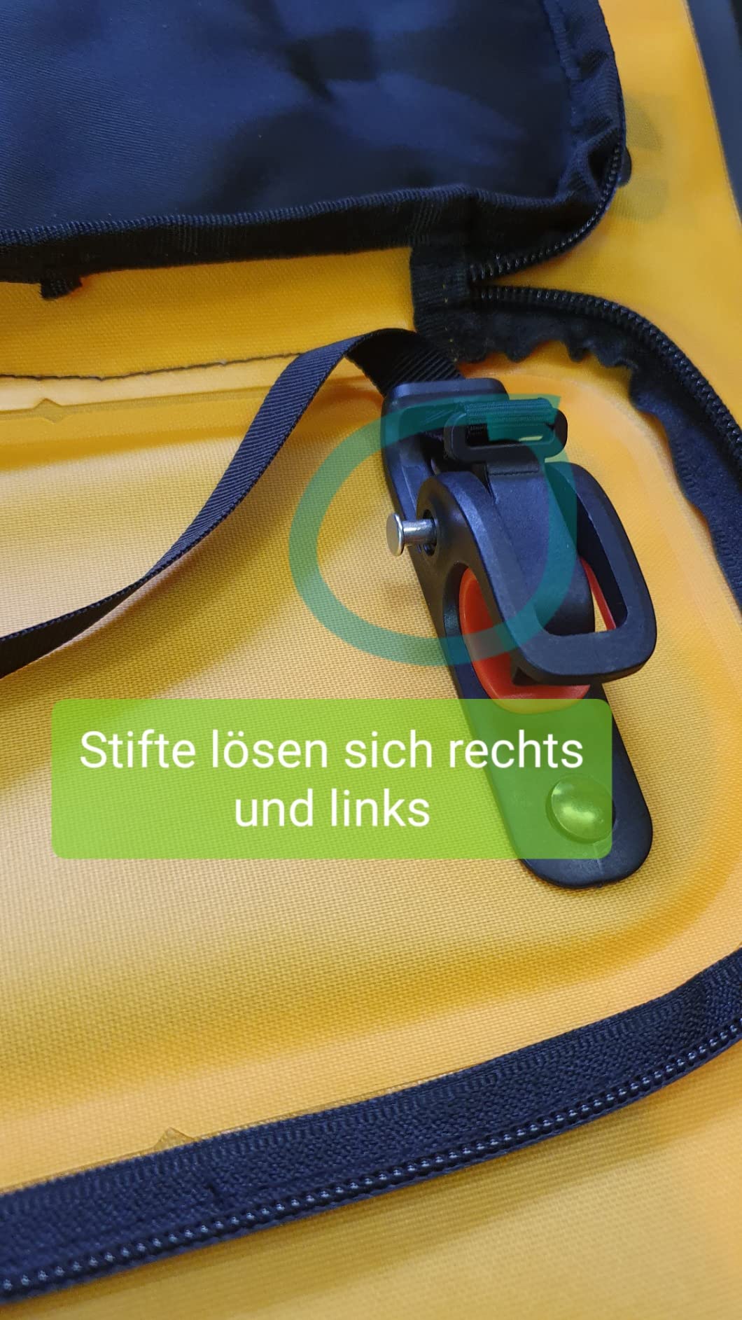Wozinsky Sacoche Porte-Bagages Vélo Étanche 23L Noire