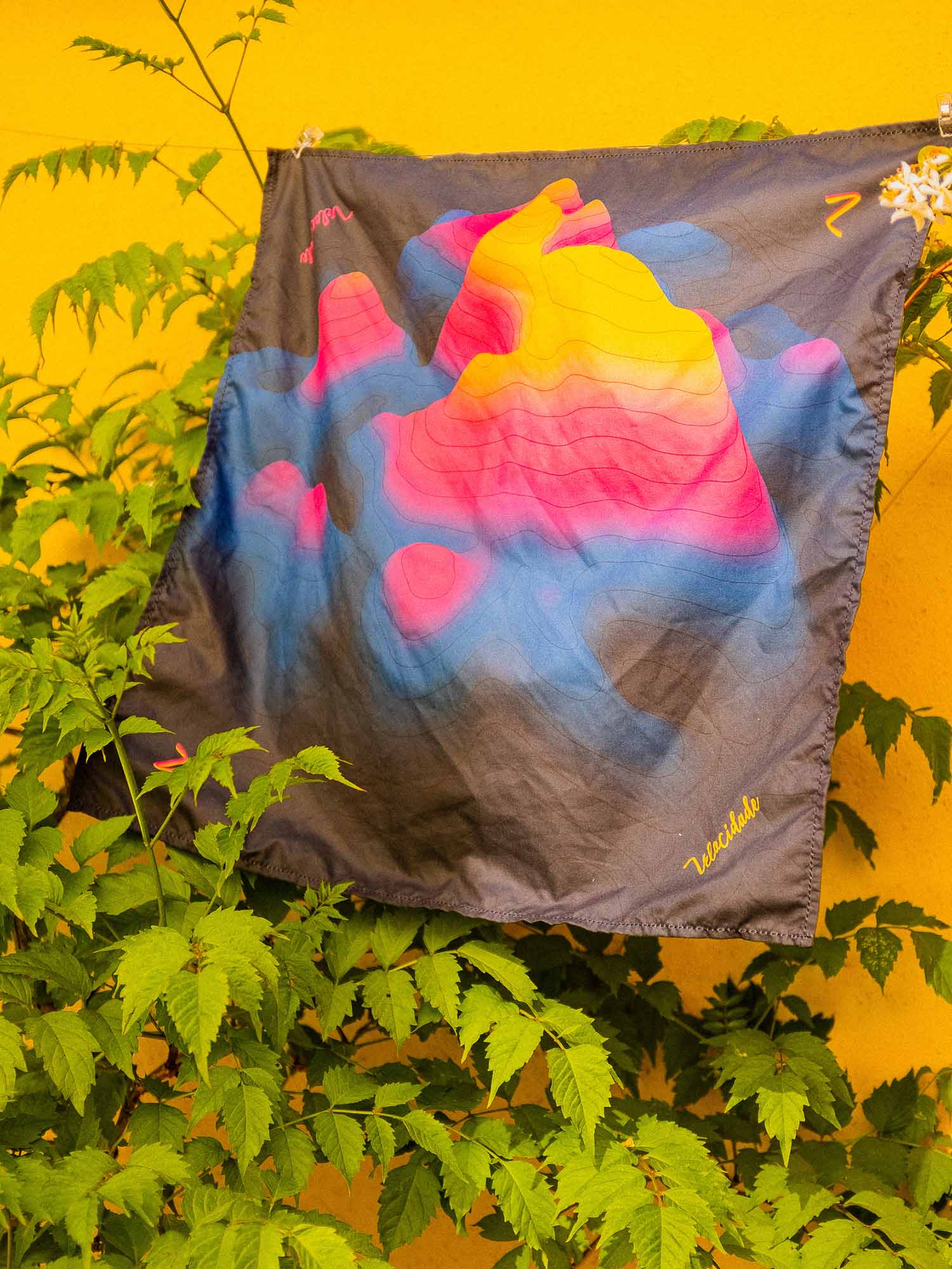 Atelier Velocidade Pirinèus bandana tour de cou Pyrénées