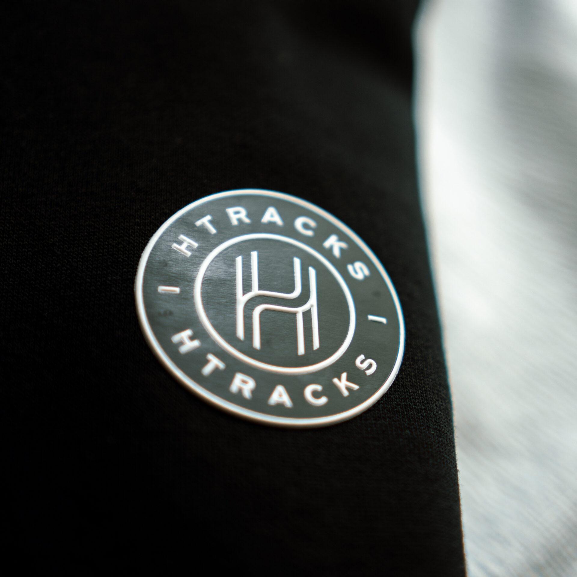 HTracks Hoodie Sweat Zippé Coton Logo Cœur