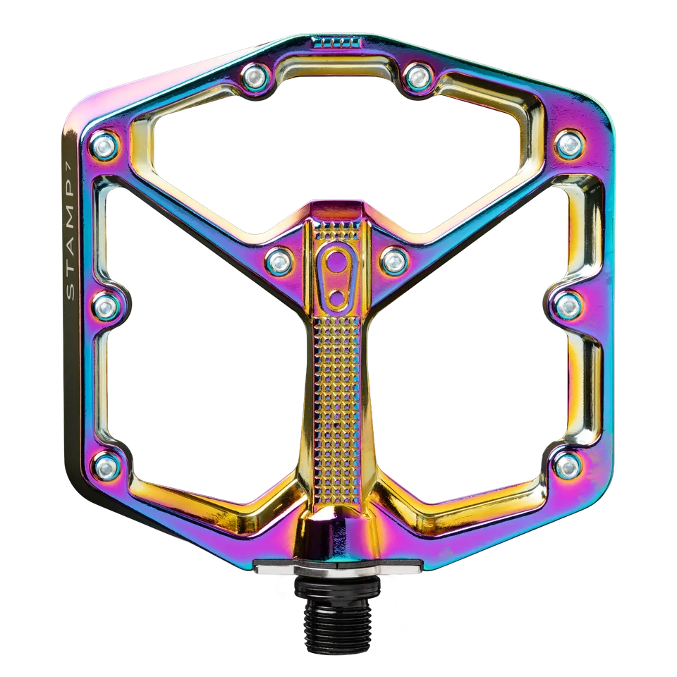 Crankbrothers Stamp 7 Large Pédale Plate Oil Slick Alu 11mm