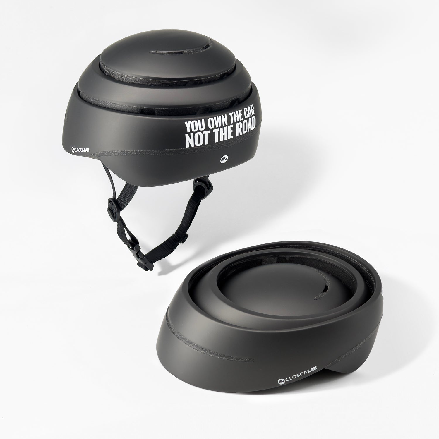 Closca Loop Lab Civic Casque Vélo Pliable Noir