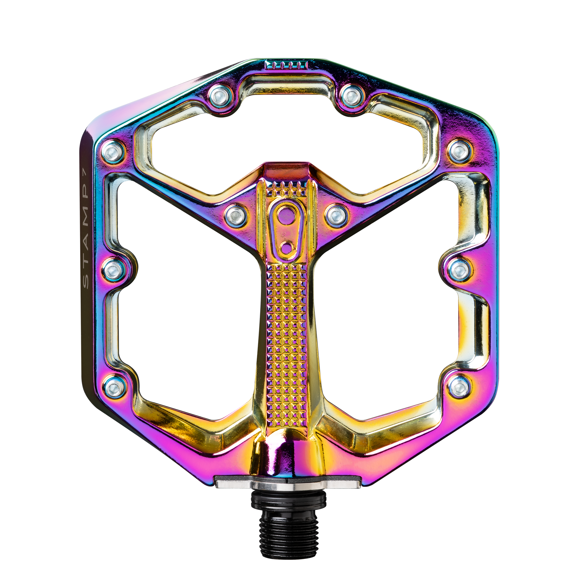 Crankbrothers Stamp 7 Small Pédales Plates Alu Oil Slick Concaves
