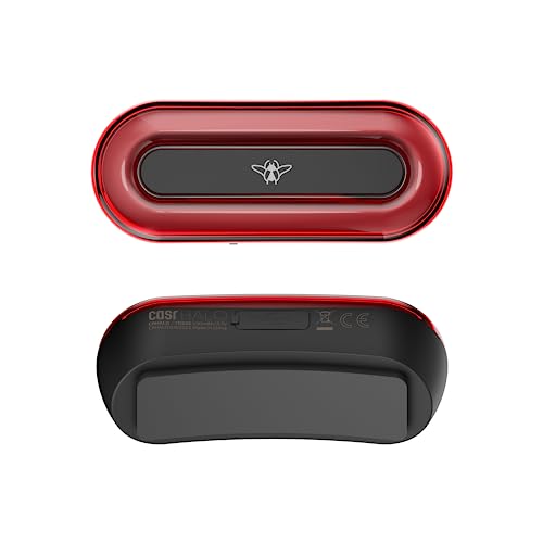 CASR Halo LED lumière casque vélo noir 14 LED USB-C