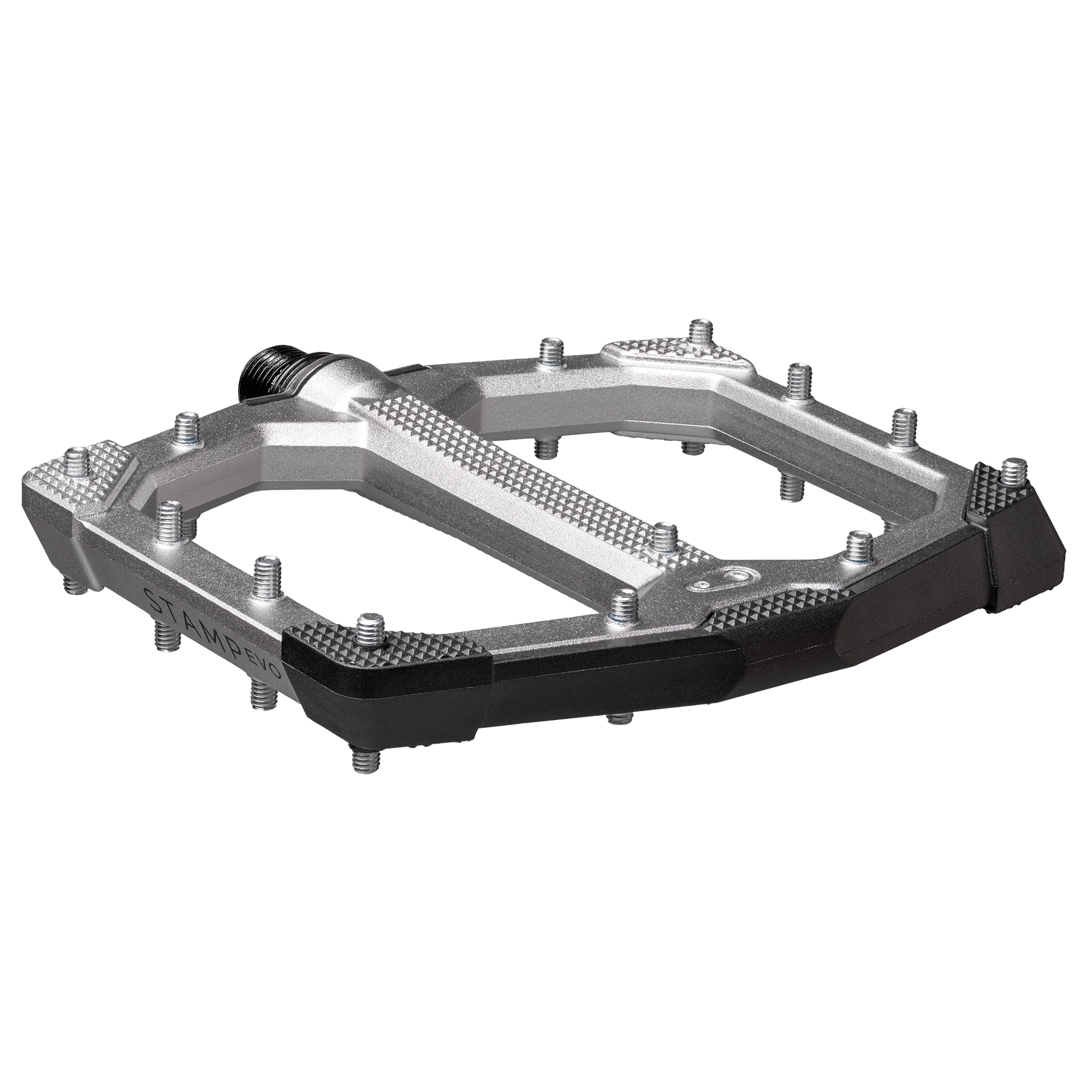 Crankbrothers Stamp EVO Large pédale plate noire alu
