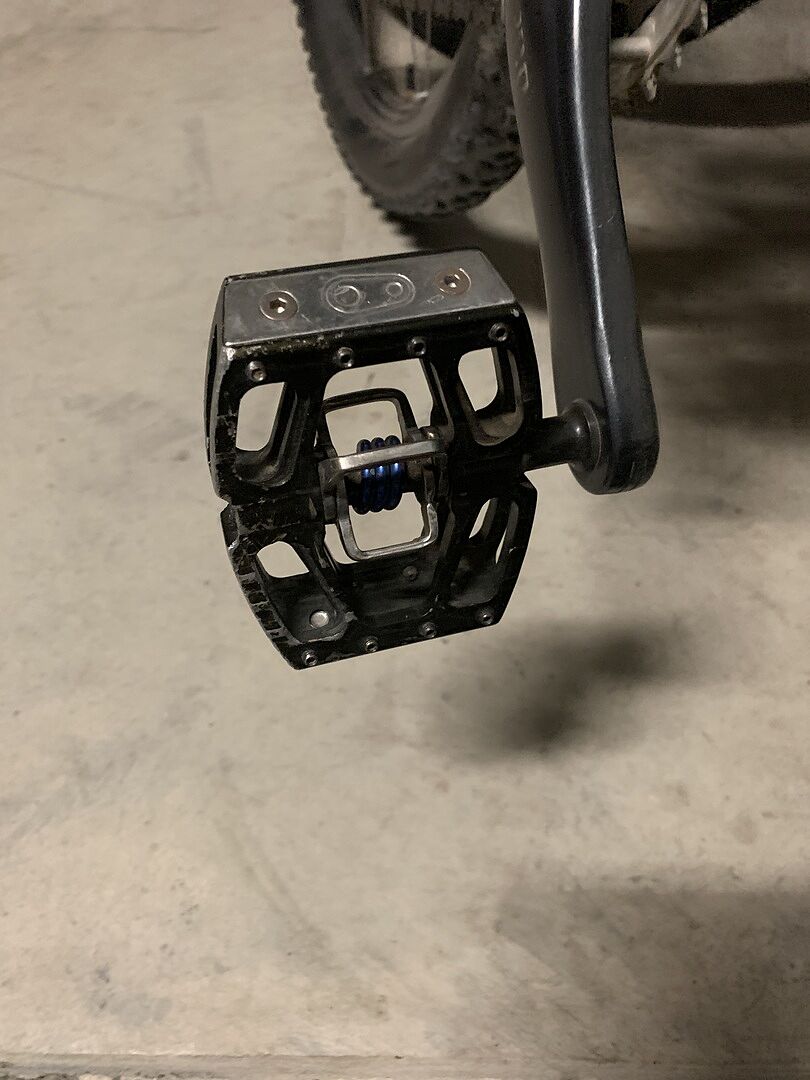 Crankbrothers Mallet DH pédales automatiques rouge DH