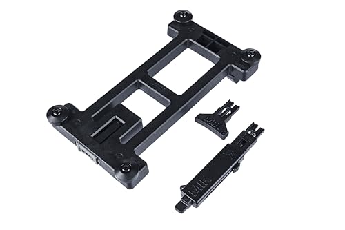 Basil MIK Plaque Adaptateur Noir 21x12x3 cm Porte-Bagages