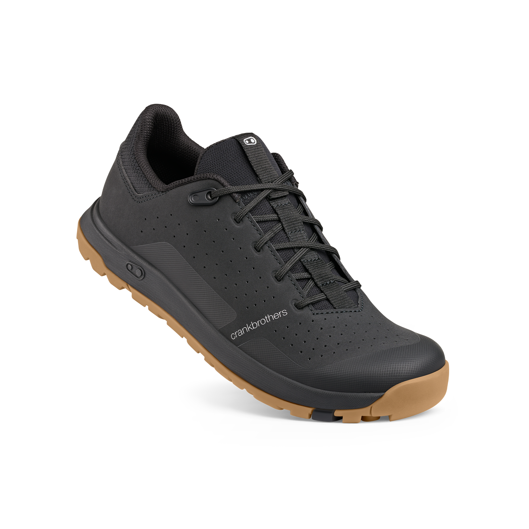 Crankbrothers Stamp Trail Lace chaussures plates Black/Gum grip MC2