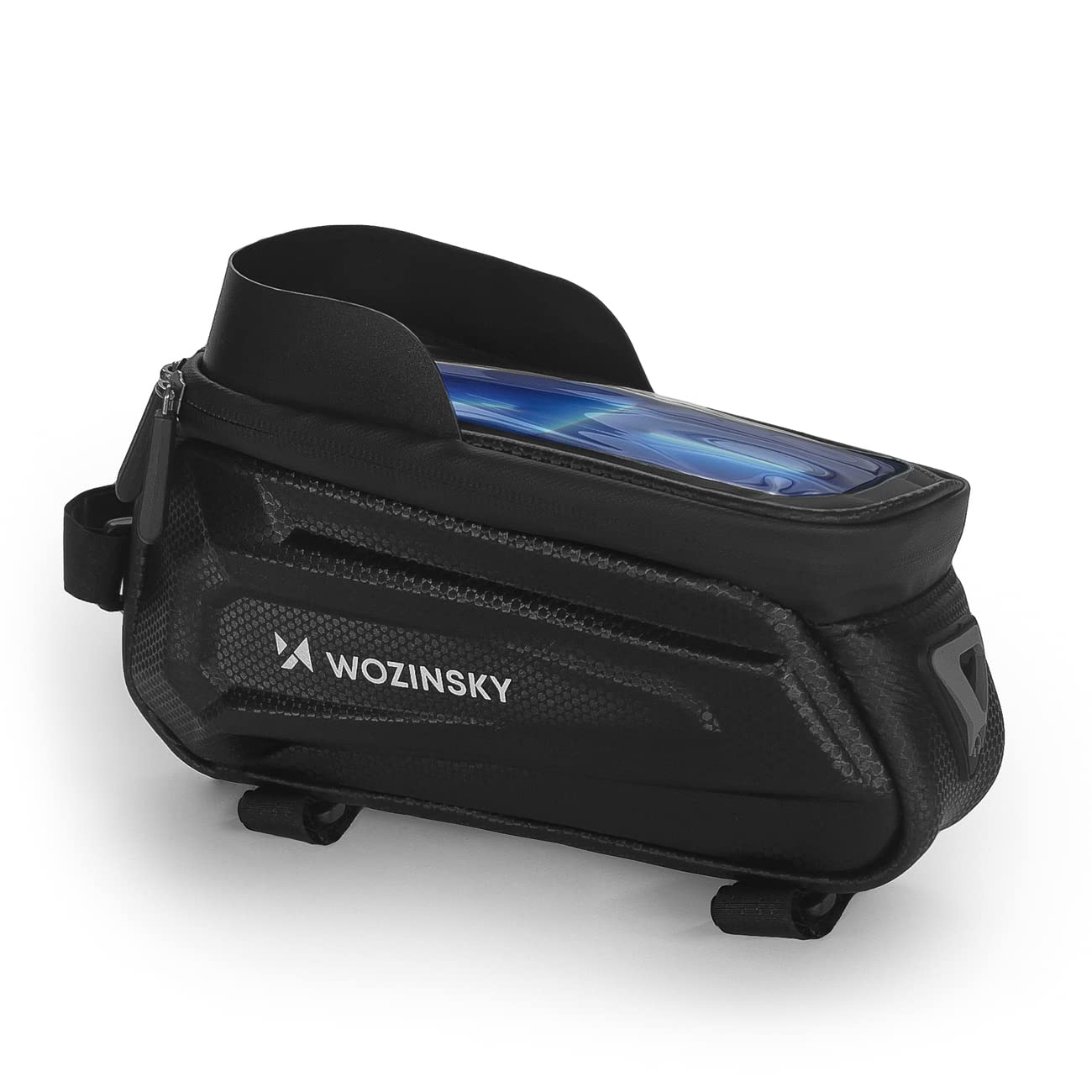 WOZINSKY Sacoches de cadre WBB28BK sacoche vélo 1,7 L noire
