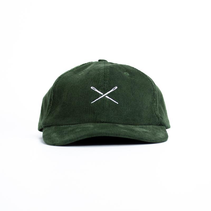 Restrap Clothing Camp Cap casquette Vert Forêt velours