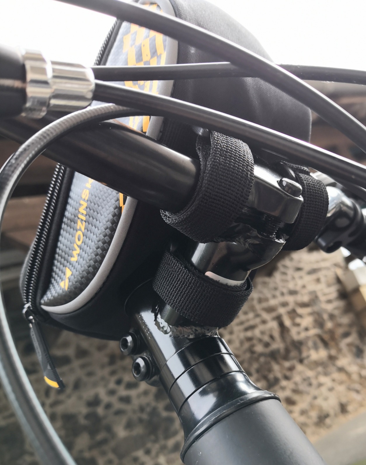 Wozinsky Sacs de guidon sacoche vélo 1 L étanche tactile