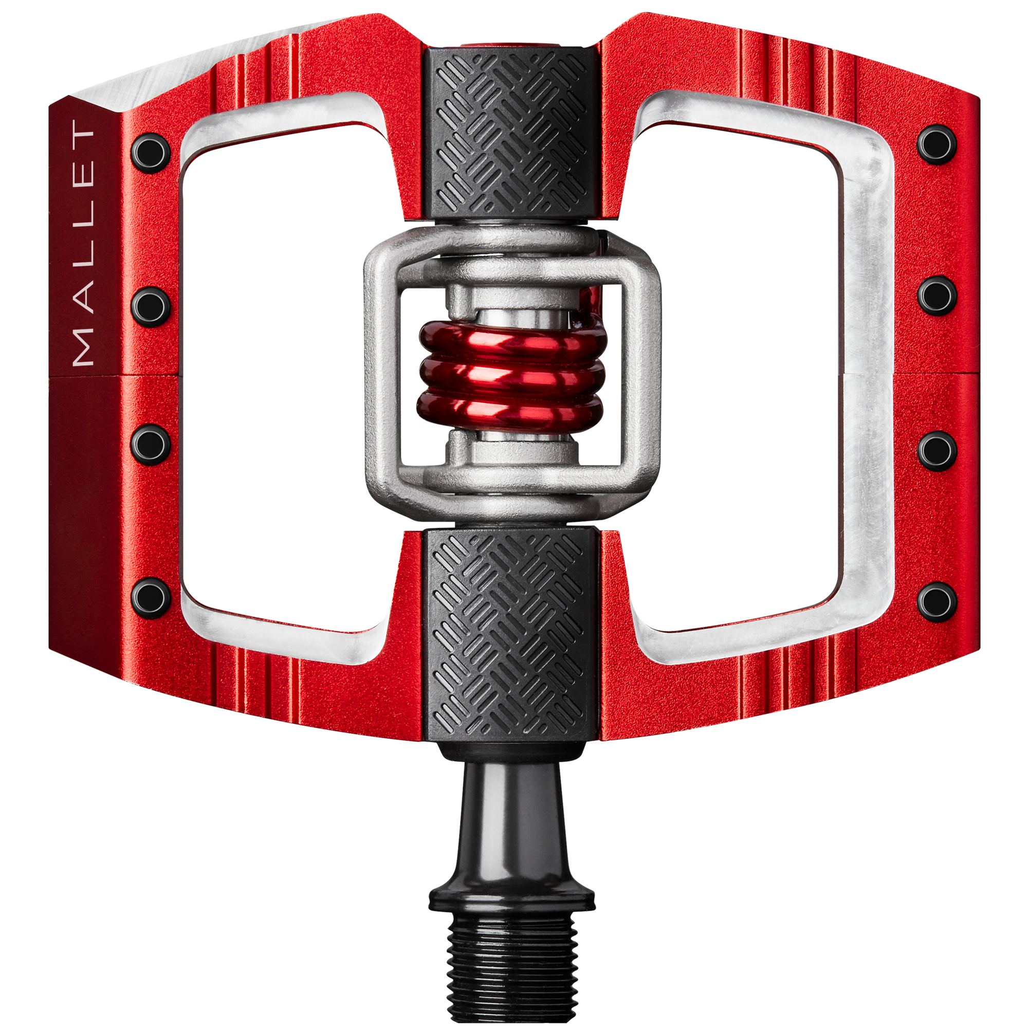 Crankbrothers Mallet DH pédales automatiques rouge DH