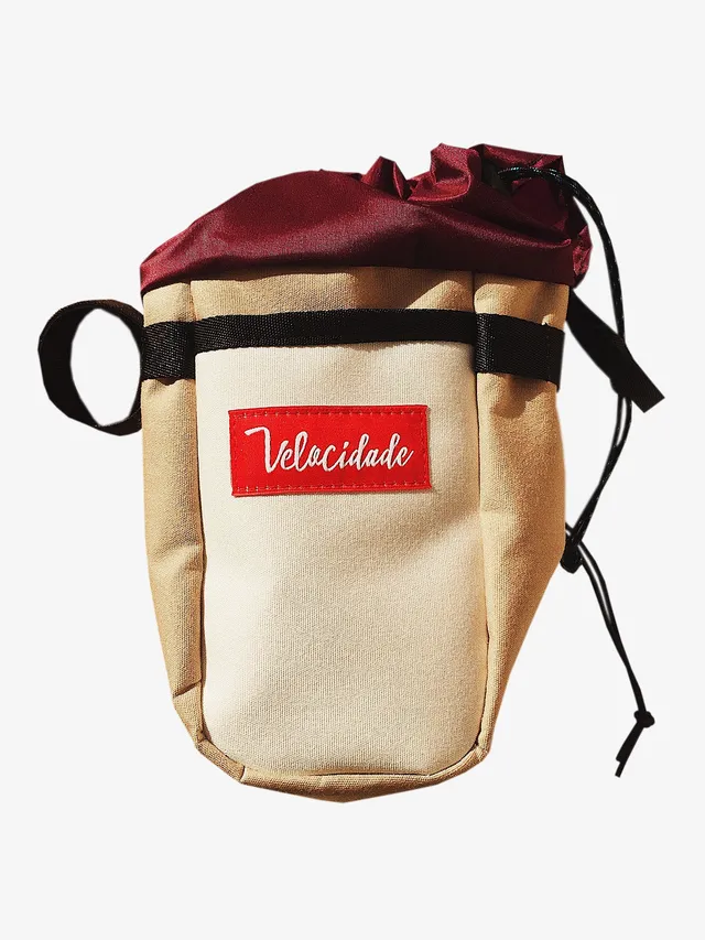 Atelier Velocidade Desman sacoche guidon vélo charbon