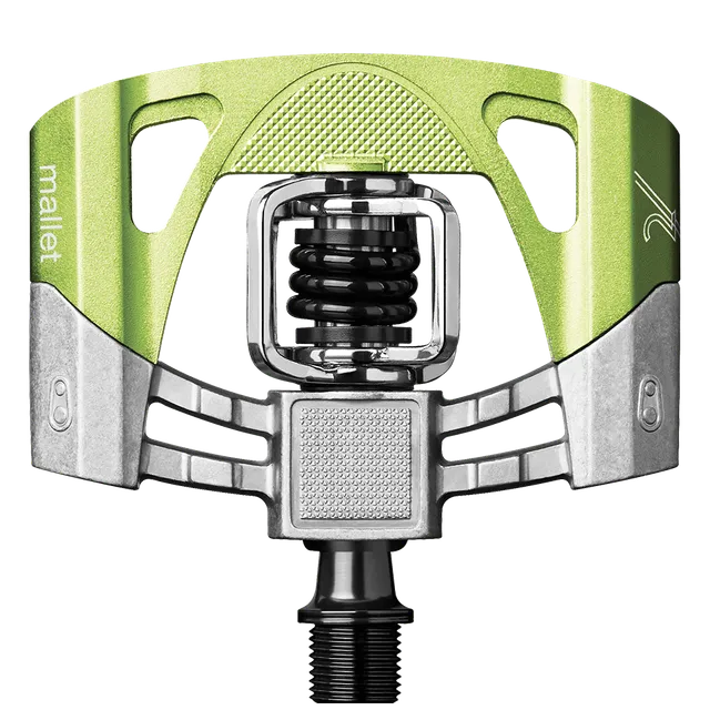 Crankbrothers Mallet 2 pédales automatiques vert alu