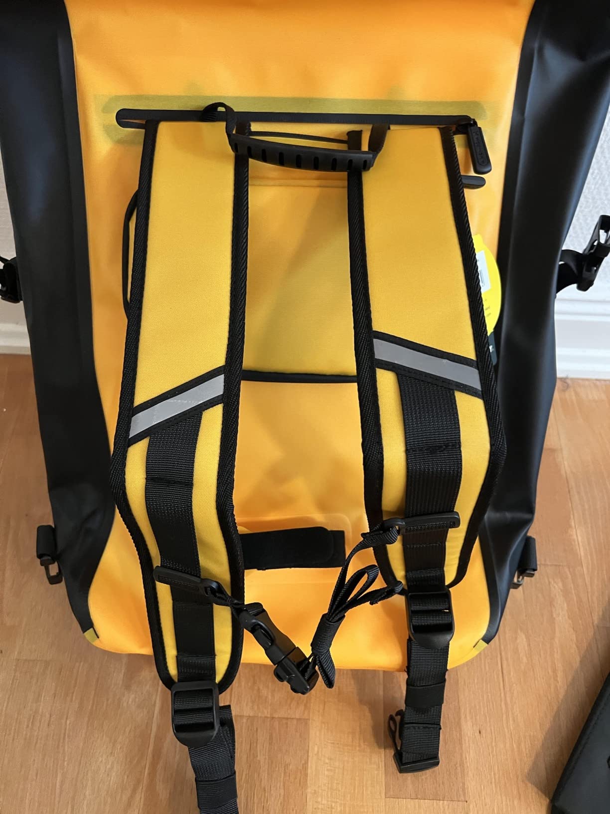 Wozinsky Sacoche Porte-Bagages Vélo Étanche 23L Noire